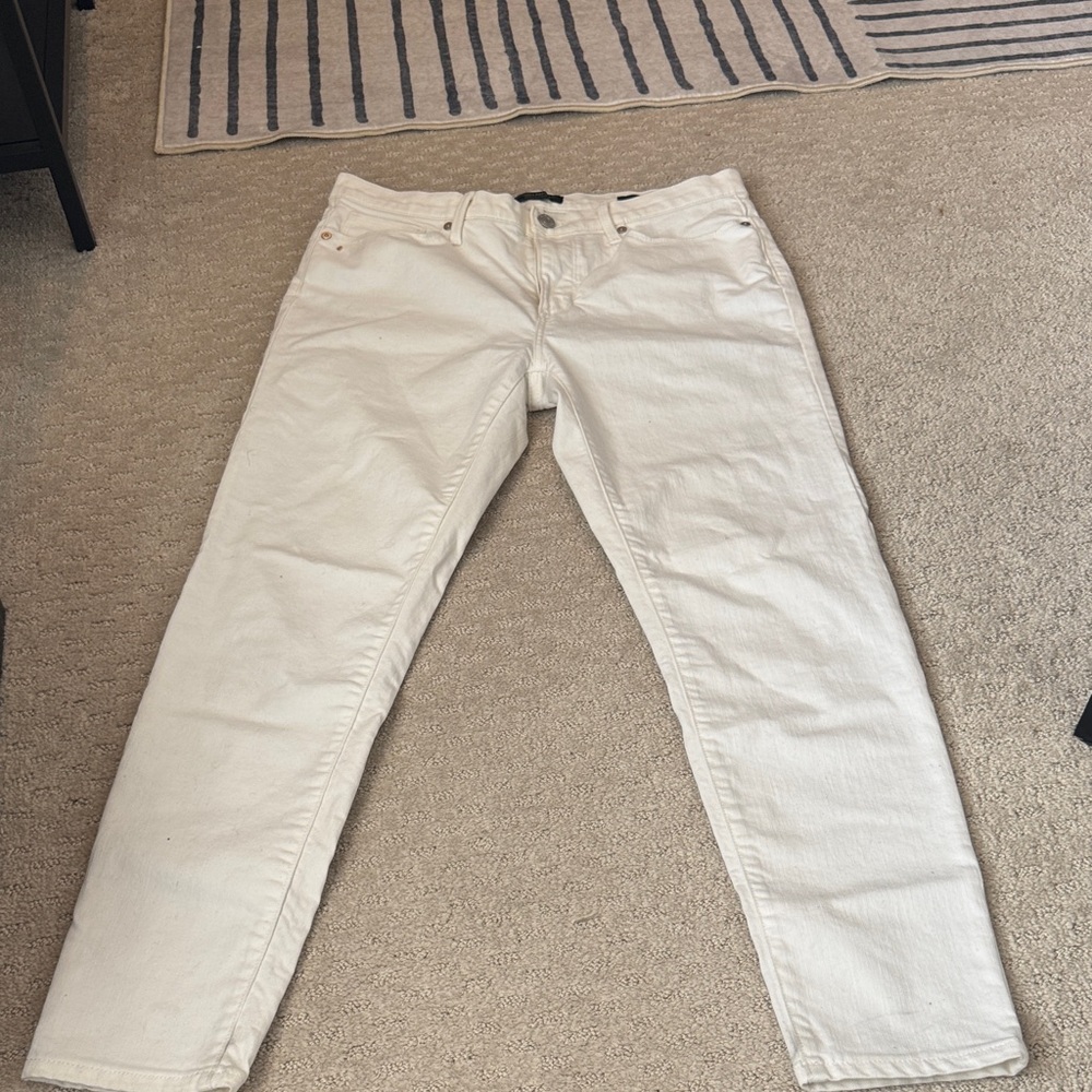 Banana Republic Women's Cream Skinny Jeans